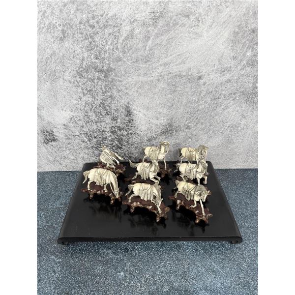 Carved Mu Wang Horses Montana Residents Only