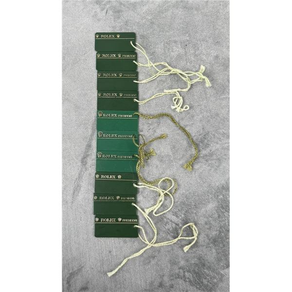 Rolex Guarantee Warranty Hang Tags President