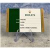 Image 1 : Rolex Watch Warranty Guarantee Card 114200