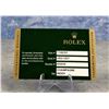 Image 1 : Rolex Watch Warranty Guarantee Card 116233