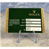 Image 1 : Rolex Watch Warranty Guarantee Card 16623