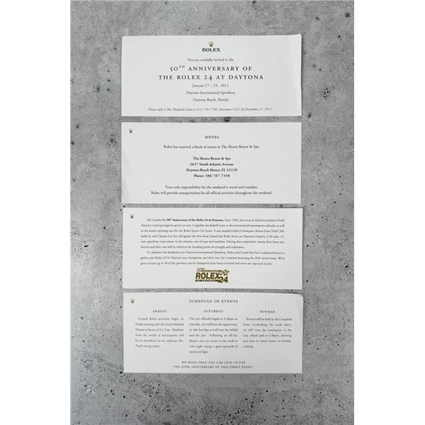 50th Anniversary Rolex 24 at Daytona Ticket