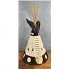 Image 1 : Miniature Painted Native American Indian Teepee