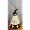 Image 2 : Miniature Painted Native American Indian Teepee