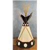 Image 3 : Miniature Painted Native American Indian Teepee