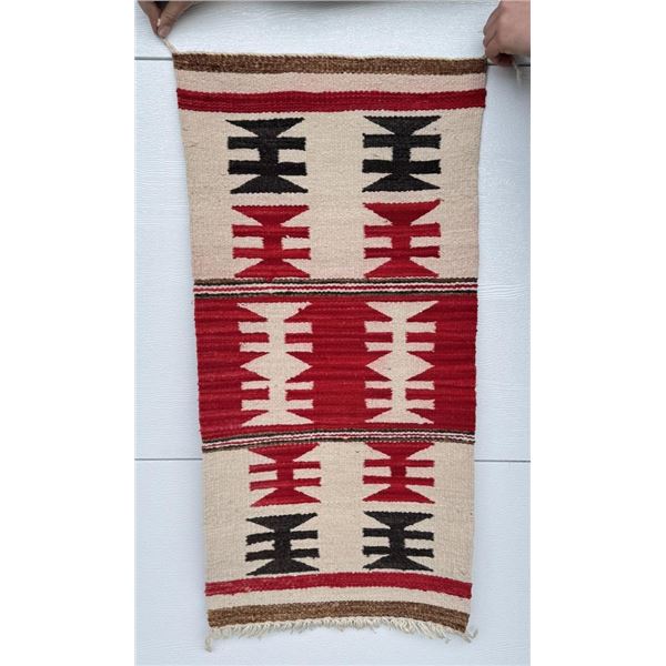 Navajo Indian Saddle Blanket Rug