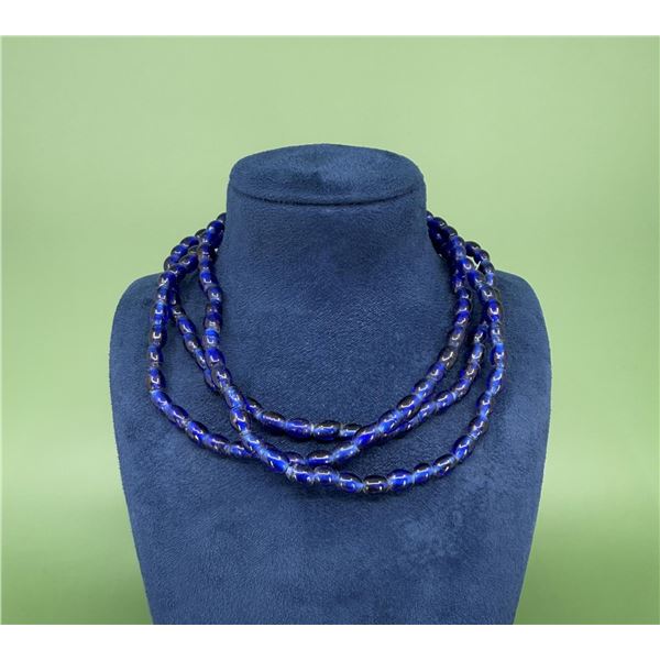 Blue Russian Native American Indian Trade Beads