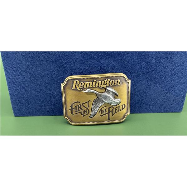 Remington First in Field Belt Buckle