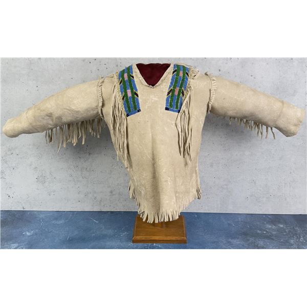 Crow Native American Indian Beaded War Shirt