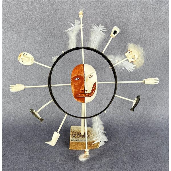 E.K. Tiulana Alaskan Inuit Eskimo Spirit Mask