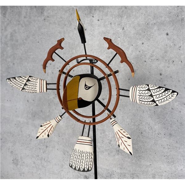 Harry Shavings Alaskan Eskimo Inuit Puffin Mask