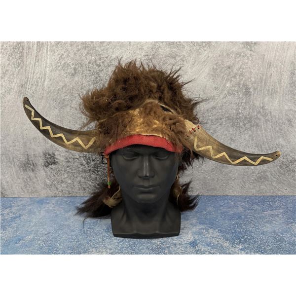 Crow Native American Indian Buffalo Headdress