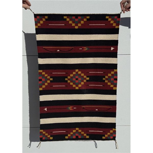 Navajo Indian Moki Revival Blanket Rug