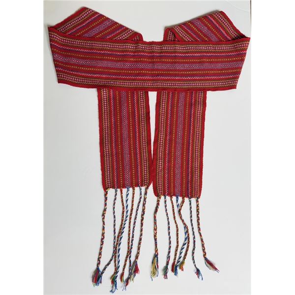 Metis Woodlands Native American Indian Sash
