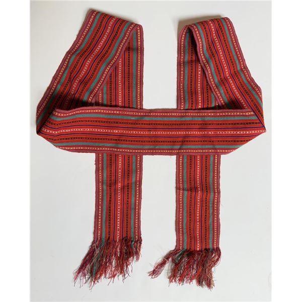 Metis Woodlands Native American Indian Sash