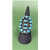 Image 1 : Zuni Petit Point Sterling Turquoise Ring