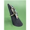 Image 2 : Zuni Inlaid Knifewing Dancer Sterling Ring