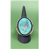 Image 1 : Chunky Navajo Old Pawn Sterling Turquoise Ring