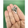 Image 3 : Navajo Sterling Tufa Cast Sandcast Turquoise Ring