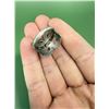 Image 3 : Navajo Sterling Tufa Cast Sandcast Turquoise Ring