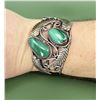 Image 1 : Otten Navajo Sterling Silver Malachite Bracelet