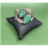 Image 2 : Otten Navajo Sterling Silver Malachite Bracelet