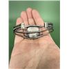 Image 3 : Navajo Sterling Silver Malachite Bracelet