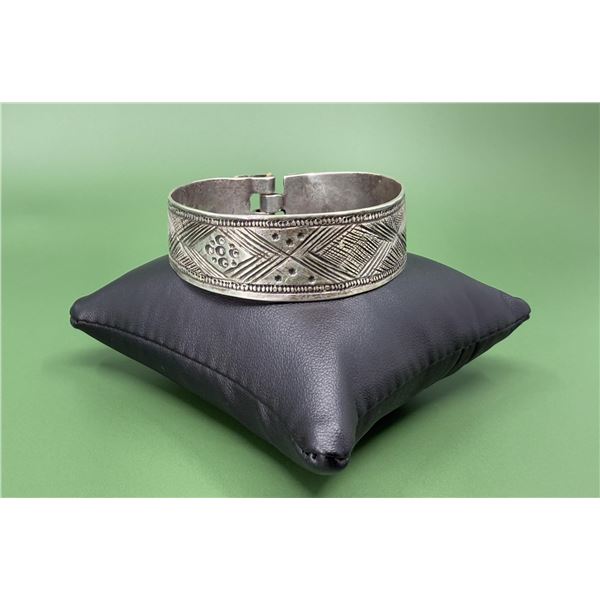 Morrocan Hinged Silver Bracelet Anklet