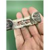 Image 3 : Navajo Old Pawn Whirling Log Sterling Bracelet