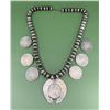 Image 2 : Old Pawn Navajo Coin Squash Blossom Necklace