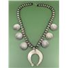 Image 2 : Old Pawn Navajo Coin Squash Blossom Necklace