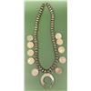 Image 2 : Old Pawn Navajo Coin Squash Blossom Necklace