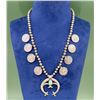 Image 1 : Old Pawn Navajo Coin Squash Blossom Necklace