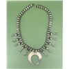 Image 2 : Old Pawn Navajo Coin Squash Blossom Necklace