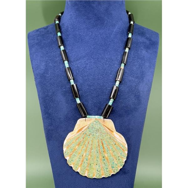 Old Pawn Kewa Santo Domingo Pueblo Necklace