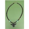 Image 2 : Zuni Buffalo Horn Raven Fetish Necklace