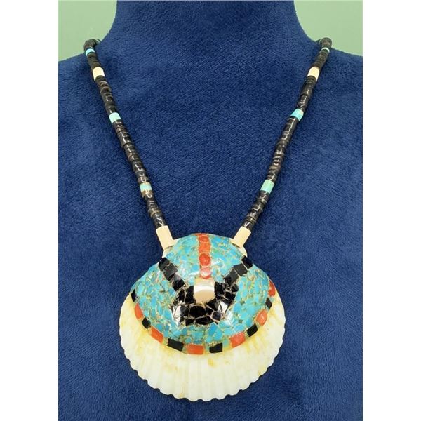 Old Pawn Kewa Santo Domingo Pueblo Necklace