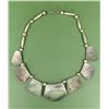 Image 2 : Navajo Sterling Turquoise Bench Bead Necklace
