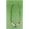 Image 2 : Navajo Sterling Turquoise Bench Bead Necklace