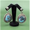 Image 1 : Navajo Sterling Silver Turquoise Earrings