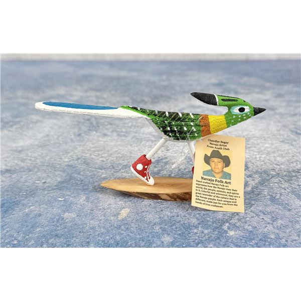 Chandler Begaye Navajo Folk Art Wood Carving