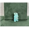 Image 1 : Danette Laate Carved Zuni Turquoise Bear Fetish