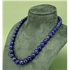 Image 1 : Lapis Lazuli Bead Necklace