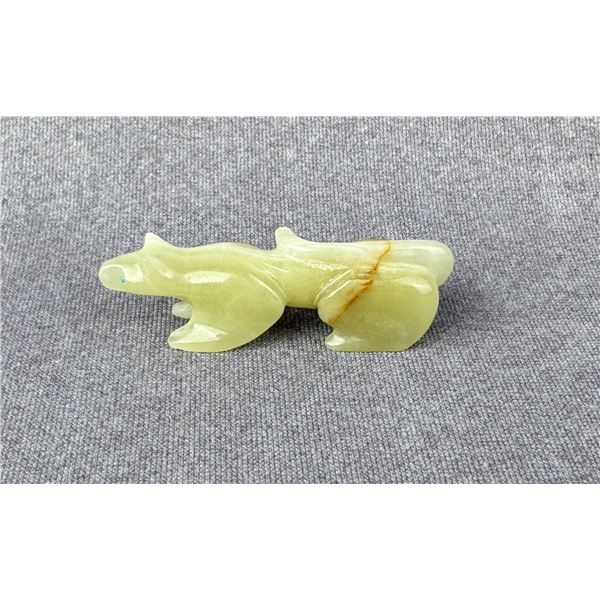 Zuni Carved Onyx Mountain Lion Fetish