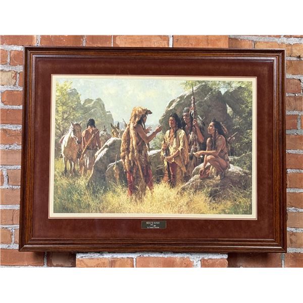 Howard Terpning Scouts Report Signed Print