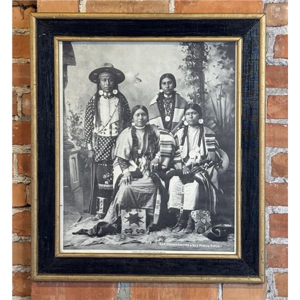 Yakima Squaws and Nez Perces Brave Photo