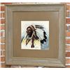 Image 1 : Ron Scofield Indian Chief Watercolor Painting