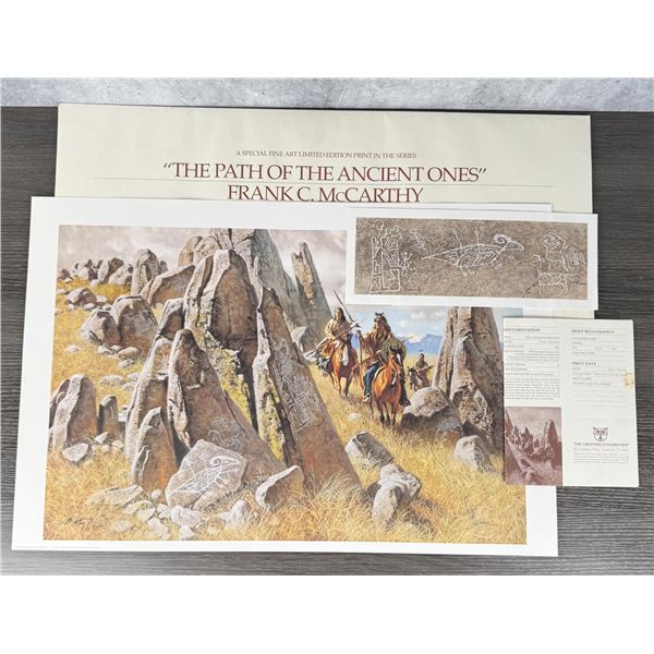 Frank C. McCarthy Where Ancient Ones Hunted Print