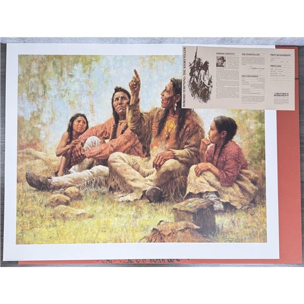 Howard Terpning The Storyteller Native Print