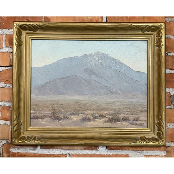 John William Hilton California Desert Oil Painting